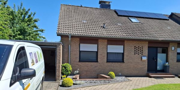 Photovoltaik-Anlage auf einem Einfamilienhaus
